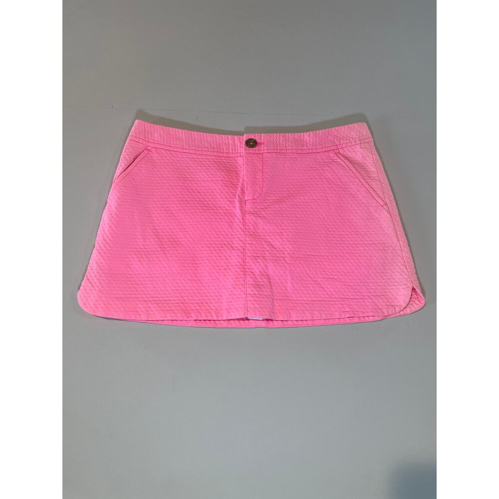 Lilly Pulitzer Pink Textured Skort Size 4